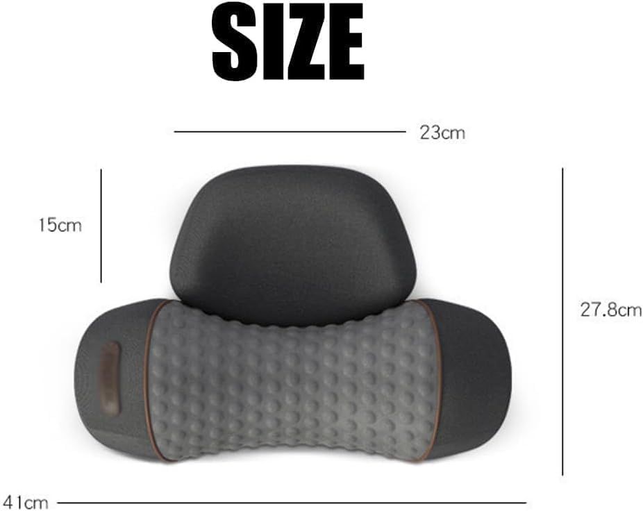 Lunvail™ Soothe 3-in-1 Neck Massager – Comfort Pillow with Vibration, Warming & Gentle Lift Support