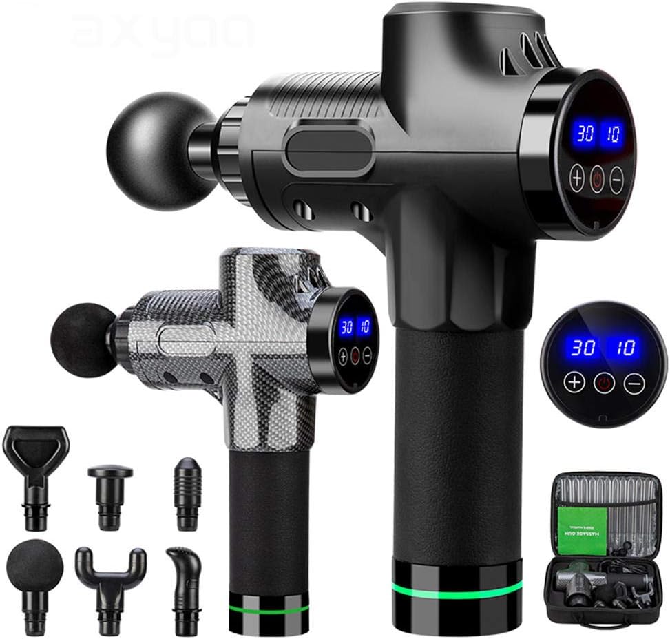 Lunvail™ 30-Level Deep Tissue Electric Massage Gun – Percussion Massager for Full-Body Muscle Relief