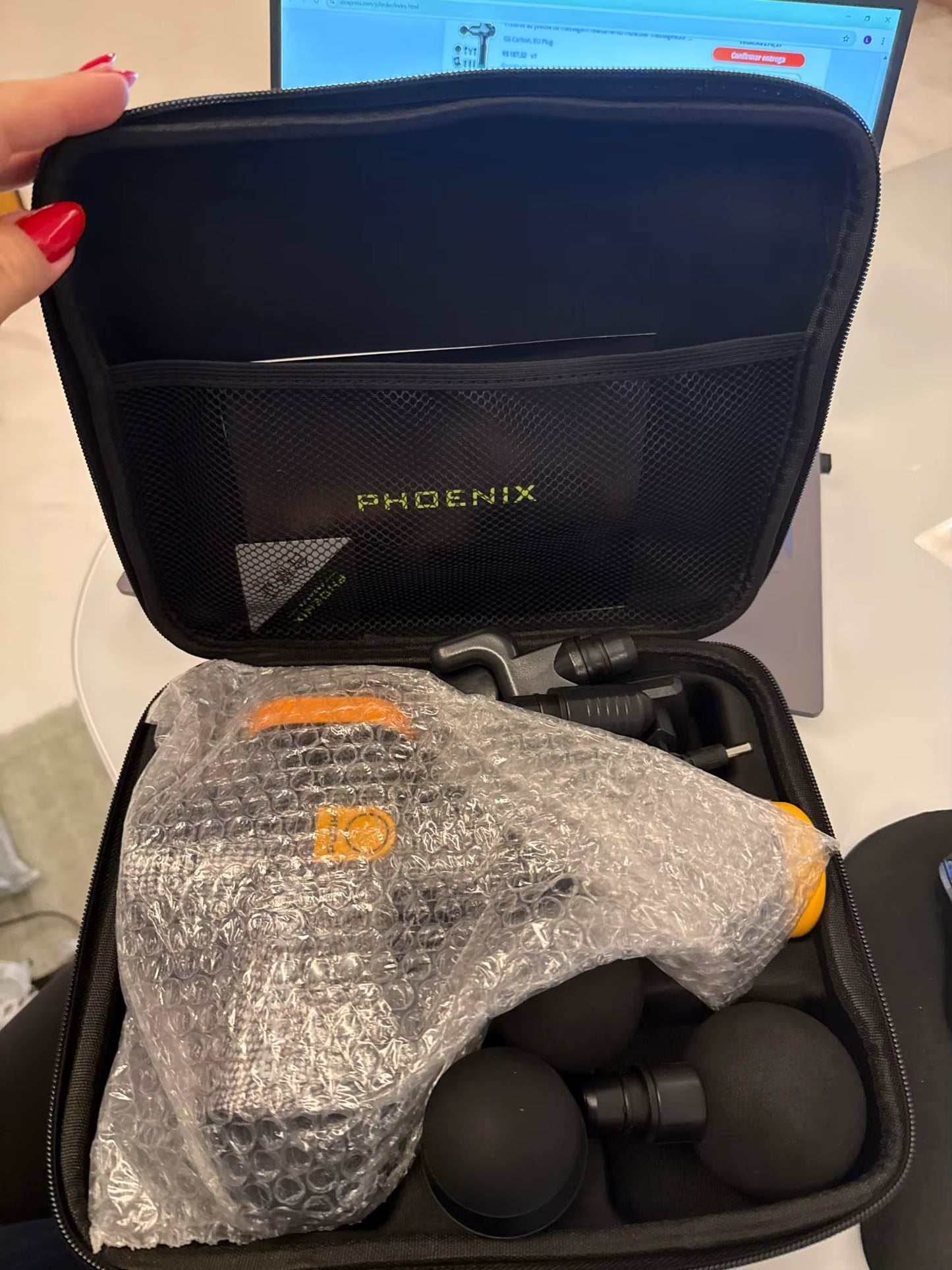 Phoenix A2 Deep Tissue Massage Gun - Bærbar håndholdt muskelafslapningsvibrator