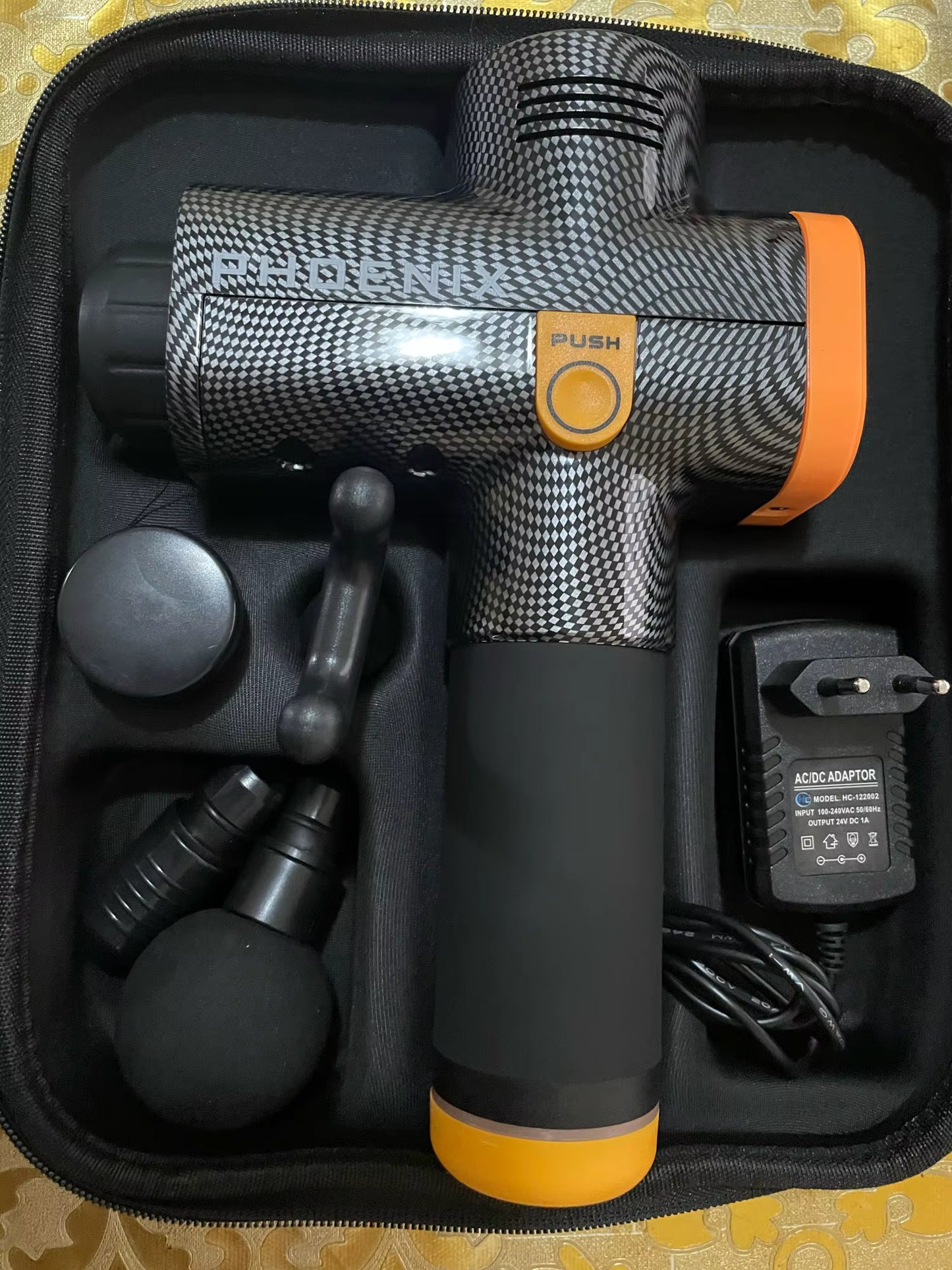 Phoenix A2 Deep Tissue Massage Gun - Bærbar håndholdt muskelafslapningsvibrator
