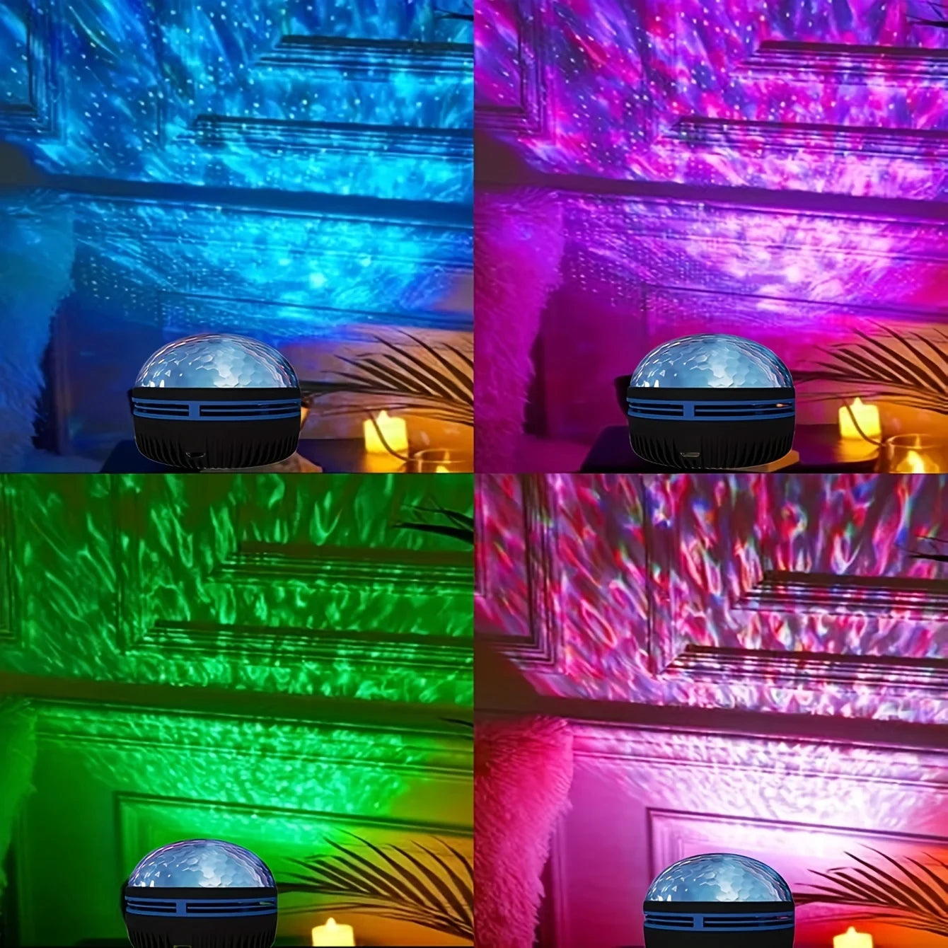 🌌 Multiefektový LED projektor – Rozsviťte svůj vesmír