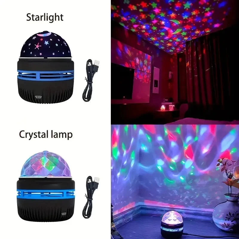 🌌 Multiefektový LED projektor – Rozsviťte svůj vesmír