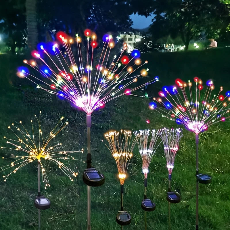 Sluneční ohňostroj <tc>Lunvail</tc> ™ Light - 200 LED venkovní sváteční lampa pro zahradu, zeď, terasu a události