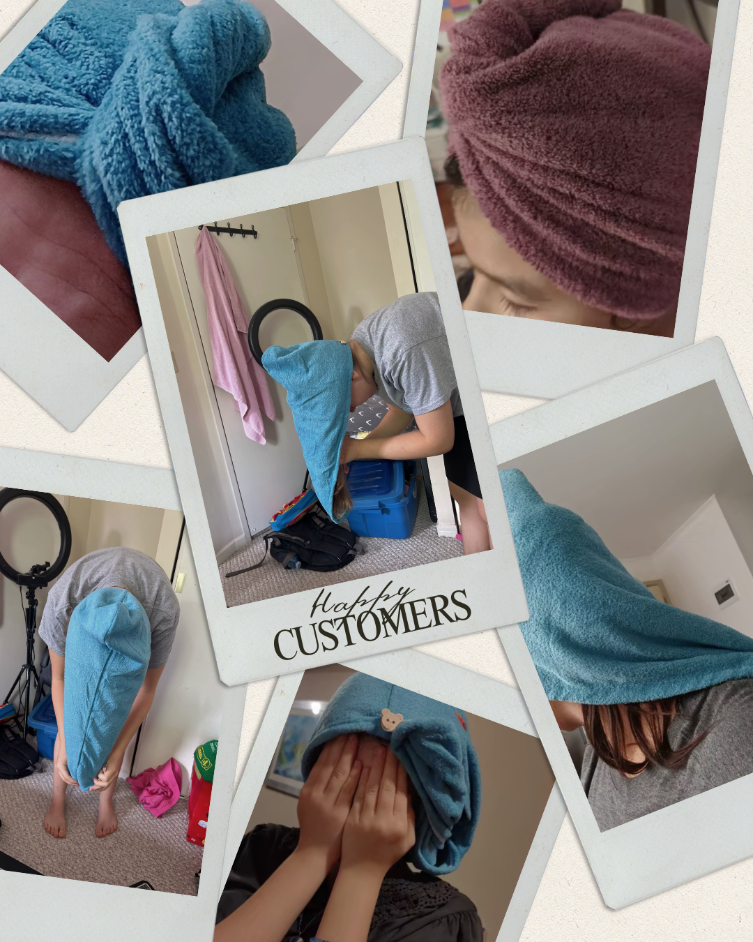 Lunvail ™ broderet koral fleece hårtørringshætte-Ultra Absorbent Quick-Dry håndklæde til kvinder