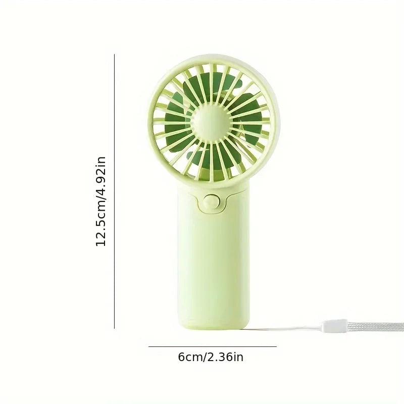Fan gleoite Mini Fan Iniompartha Bán -Handeld Fan Lightweight Póca Fan Fan Fan Fan Leictreach Torann Beag Le haghaidh Bronntanas Mac Léinn Fan Allamuigh 2025 2025