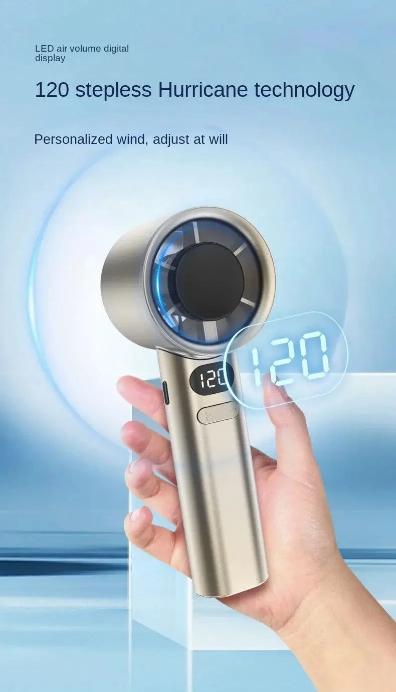 đ Mini-brade sans lame ventilateur sans lame - USB rechargeable, ultra-quiet, compact