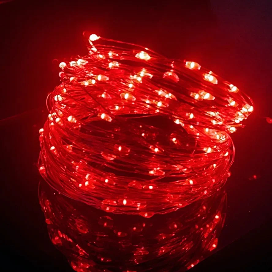 <tc>Lunvail</tc> ™ USB LED Fairy String Lights - 8 režimů | Indoor & Outdoor Decor | Více barev a délek