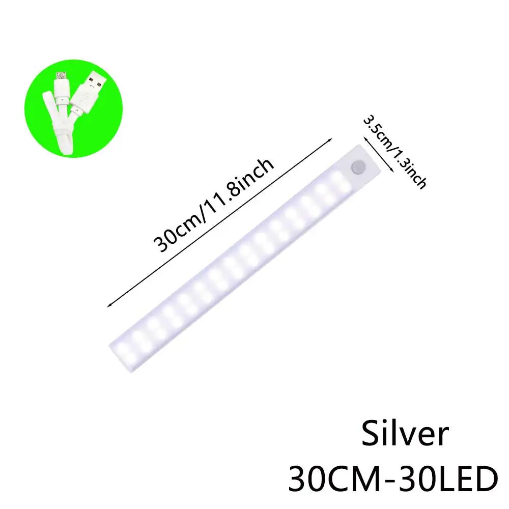 LED LED LED pohybu LED LED LED LED LED LED LED 3 v 1-USB dobíjecí skříňka, skříň a nástěnná lampa (10–50 cm)