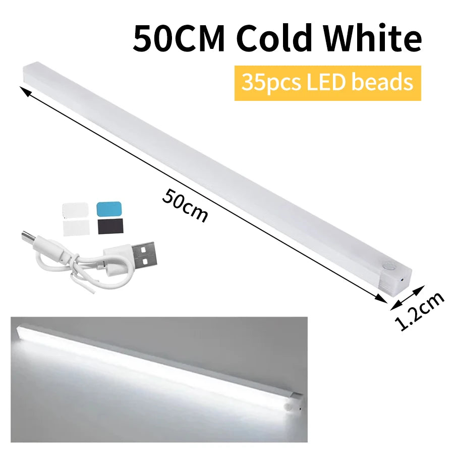 <tc>Lunvail</tc> ™ Smart Motion Sensor Light - dobíjecí bezdrátové LED noční světlo s automatickým senzorem (10–50 cm)
