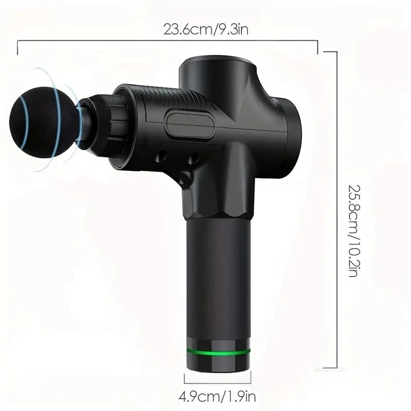 Lunvail™ 30-Level Deep Tissue Electric Massage Gun – Percussion Massager for Full-Body Muscle Relief