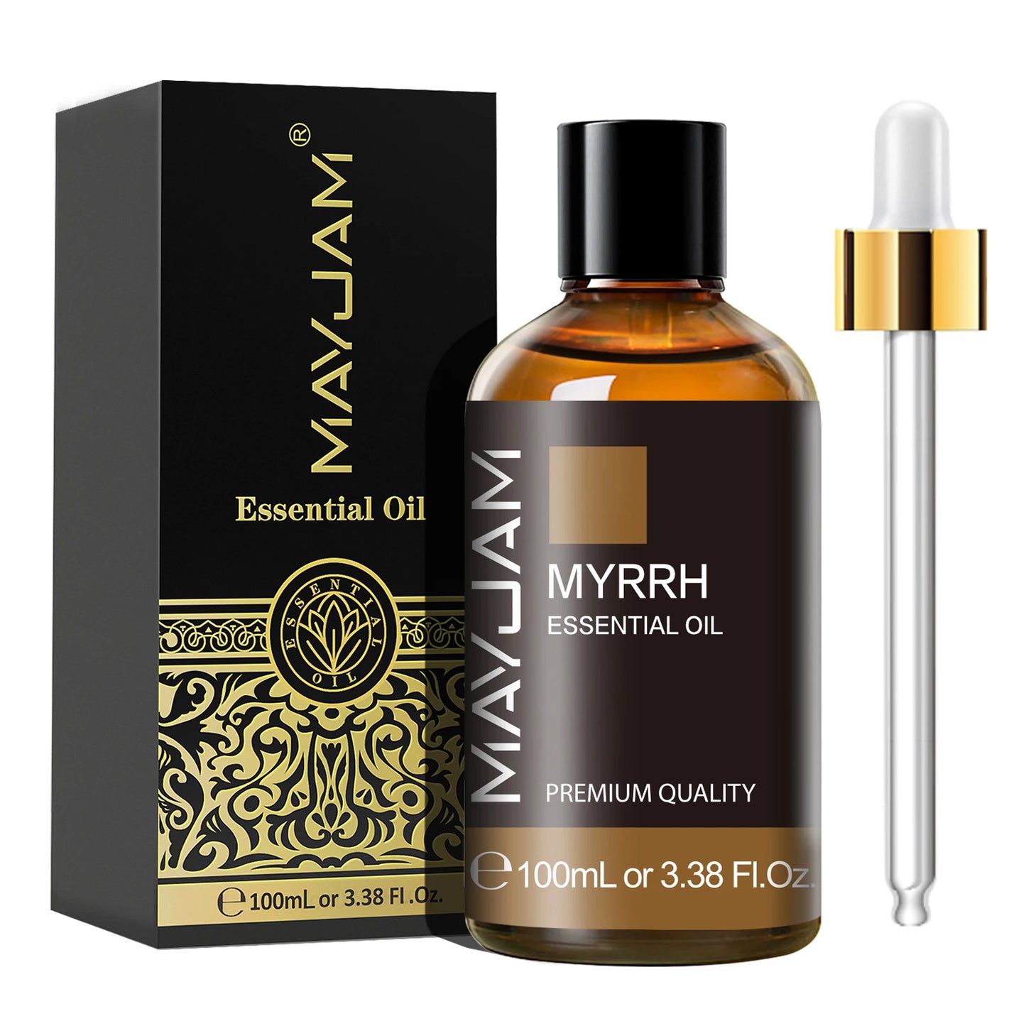 🌿 Mayjam ™ 100 ml ren æterisk olie - premium aromaterapi til diffusorer, luftfugtere og mere
