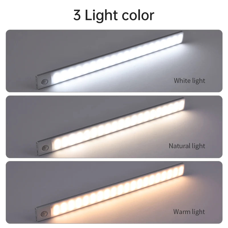 LED LED LED pohybu LED LED LED LED LED LED LED 3 v 1-USB dobíjecí skříňka, skříň a nástěnná lampa (10–50 cm)