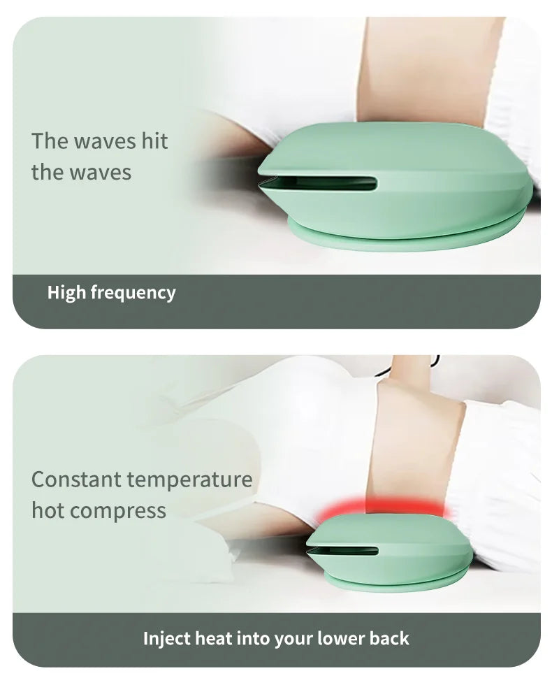 Lunvail™ FlexiBack 3-in-1 Lumbar Massager – Smart Back Pillow with Warming, Air Support & Gentle Vibration