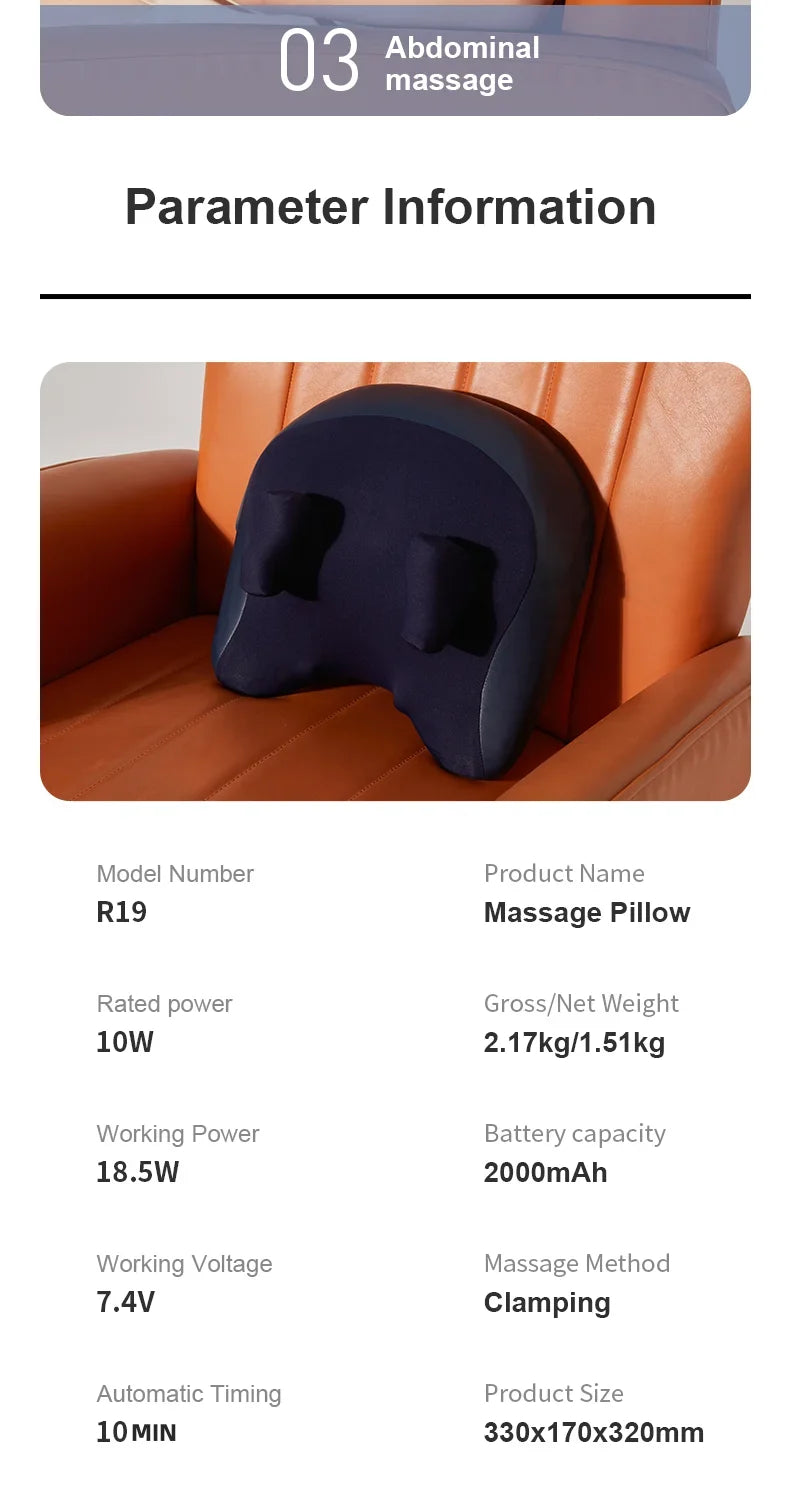 🔹 Lunvail™ Trapezius Electric Massage Pillow