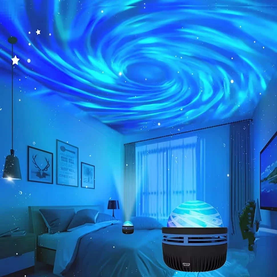 🌌 Multiefektový LED projektor – Rozsviťte svůj vesmír
