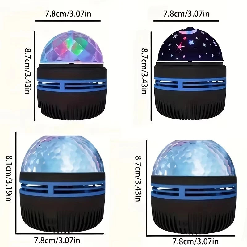 🌌 Multiefektový LED projektor – Rozsviťte svůj vesmír