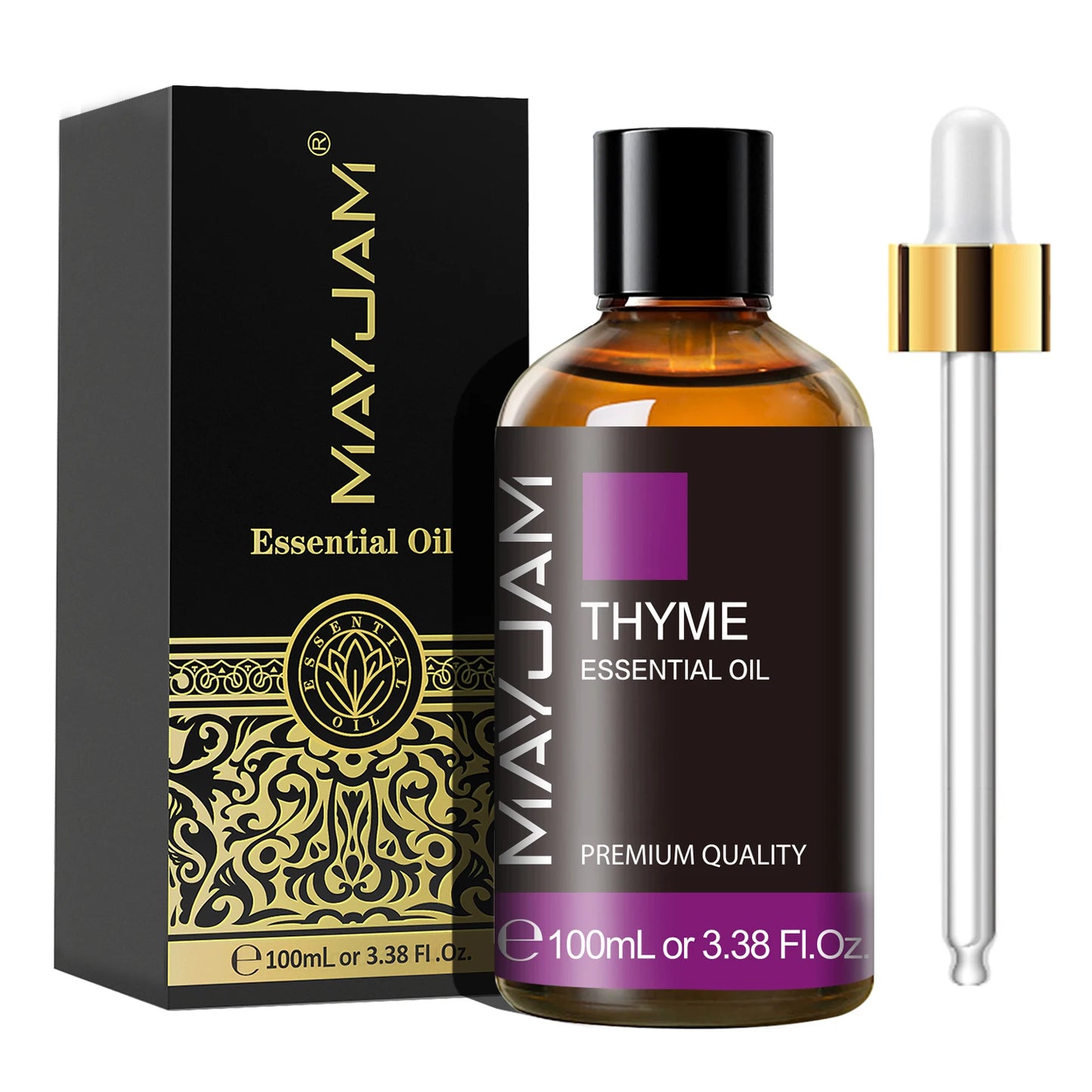 🌿 Mayjam ™ 100 ml ren æterisk olie - premium aromaterapi til diffusorer, luftfugtere og mere