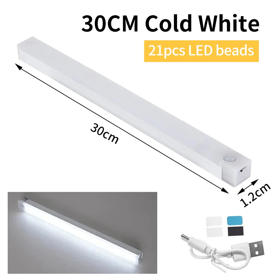 <tc>Lunvail</tc> ™ Smart Motion Sensor Light - dobíjecí bezdrátové LED noční světlo s automatickým senzorem (10–50 cm)