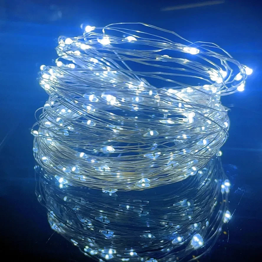 <tc>Lunvail</tc> ™ USB LED Fairy String Lights - 8 režimů | Indoor & Outdoor Decor | Více barev a délek