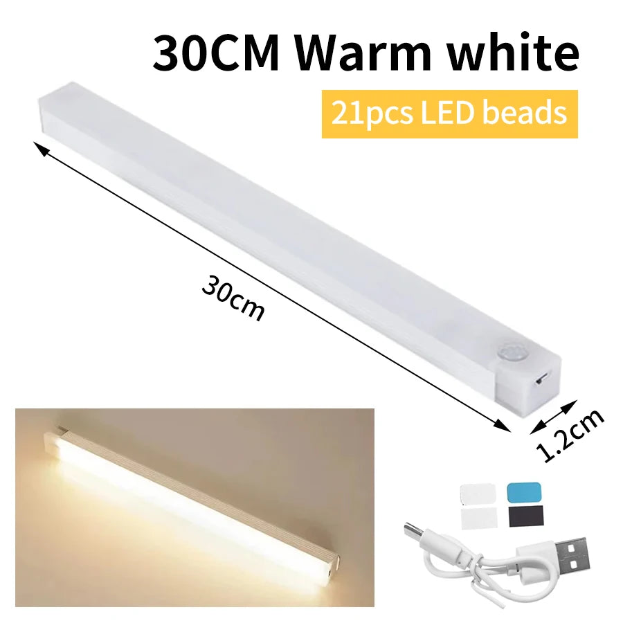 <tc>Lunvail</tc> ™ Smart Motion Sensor Light - dobíjecí bezdrátové LED noční světlo s automatickým senzorem (10–50 cm)
