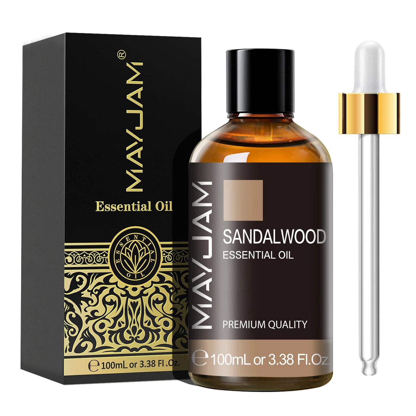 🌿 Mayjam ™ 100 ml ren æterisk olie - premium aromaterapi til diffusorer, luftfugtere og mere