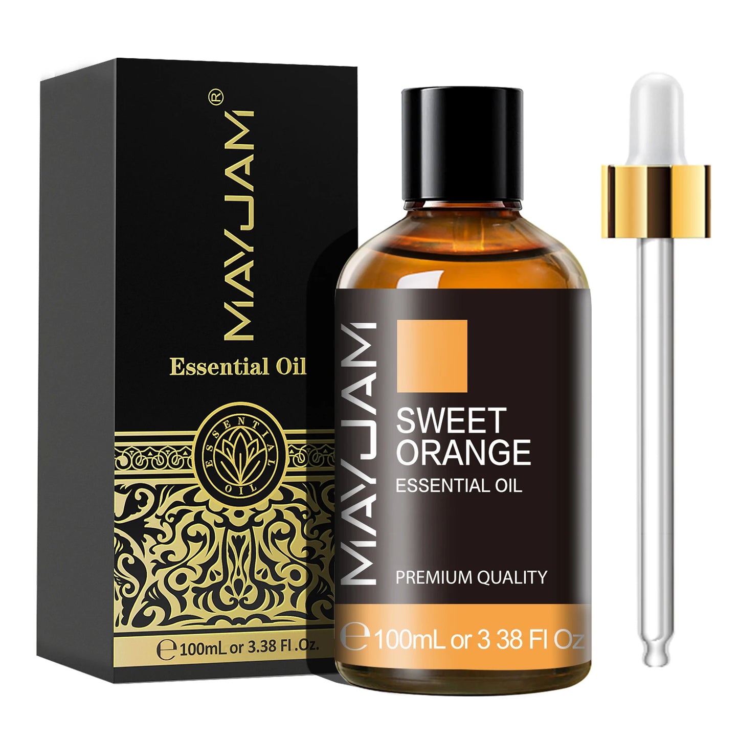 🌿 Mayjam ™ 100 ml ren æterisk olie - premium aromaterapi til diffusorer, luftfugtere og mere