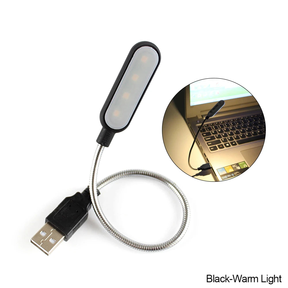 USB LED Night Light Mini Book Light