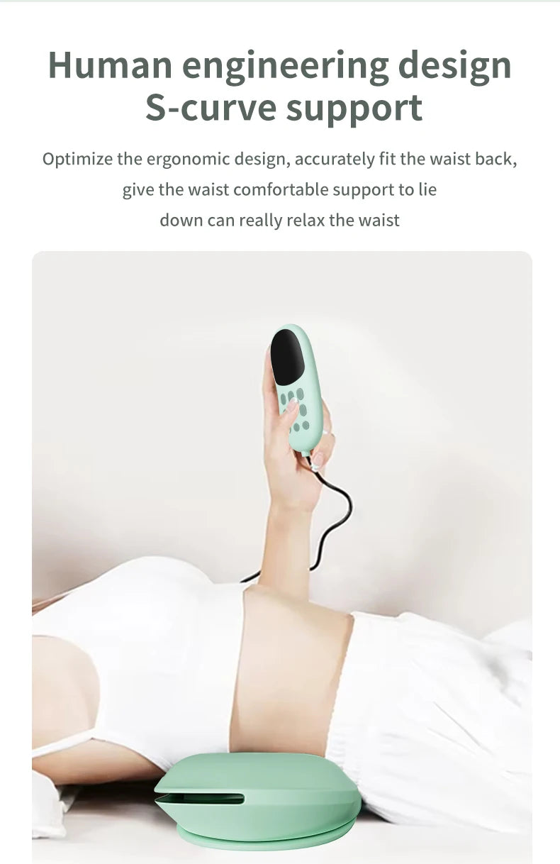 Lunvail™ FlexiBack 3-in-1 Lumbar Massager – Smart Back Pillow with Warming, Air Support & Gentle Vibration