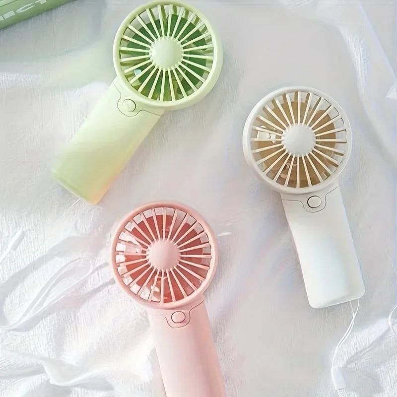 Fan gleoite Mini Fan Iniompartha Bán -Handeld Fan Lightweight Póca Fan Fan Fan Fan Leictreach Torann Beag Le haghaidh Bronntanas Mac Léinn Fan Allamuigh 2025 2025