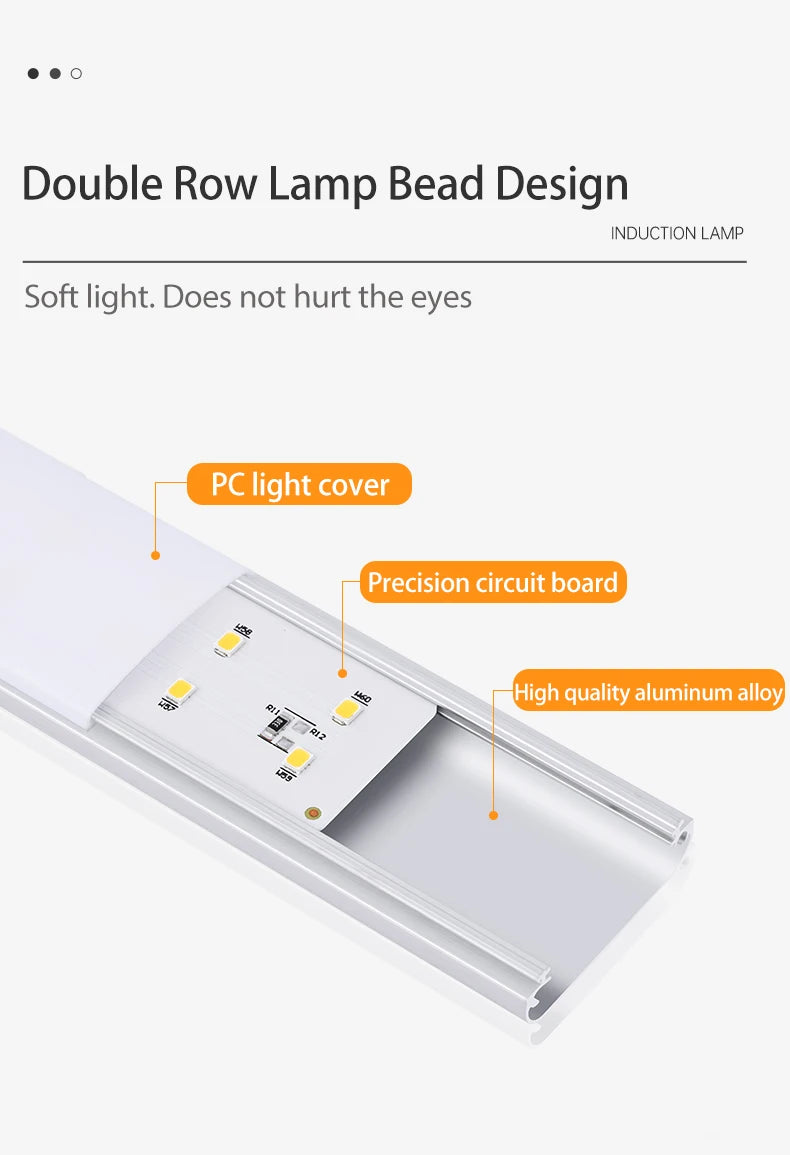 LED LED LED pohybu LED LED LED LED LED LED LED 3 v 1-USB dobíjecí skříňka, skříň a nástěnná lampa (10–50 cm)