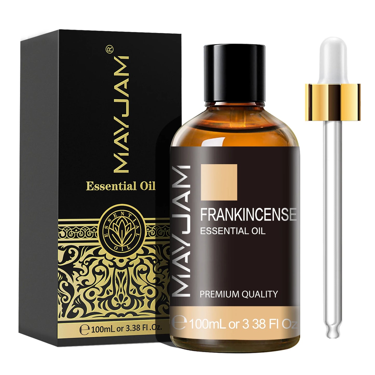 🌿 Mayjam ™ 100 ml ren æterisk olie - premium aromaterapi til diffusorer, luftfugtere og mere