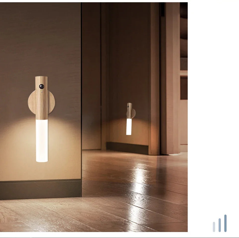 LED LED LED LED LED LED LED LENVAIL ™ - dobíjecí, magnetická, teplá bílá lampa pro ložnici, schody a chodby