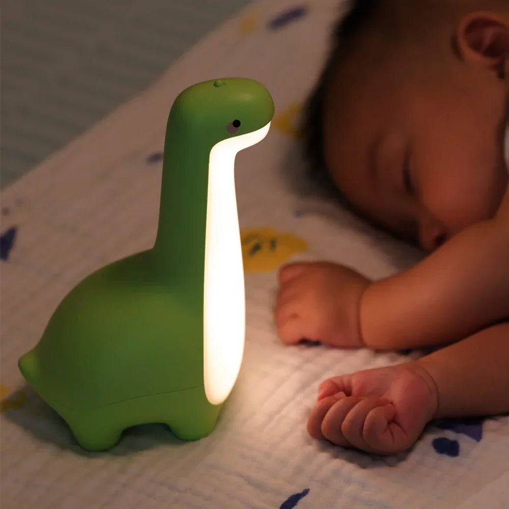 Dinoglow ™ Night Light-Roztomilá oční dinosaurská lampa pro dětské pokoje a postel
