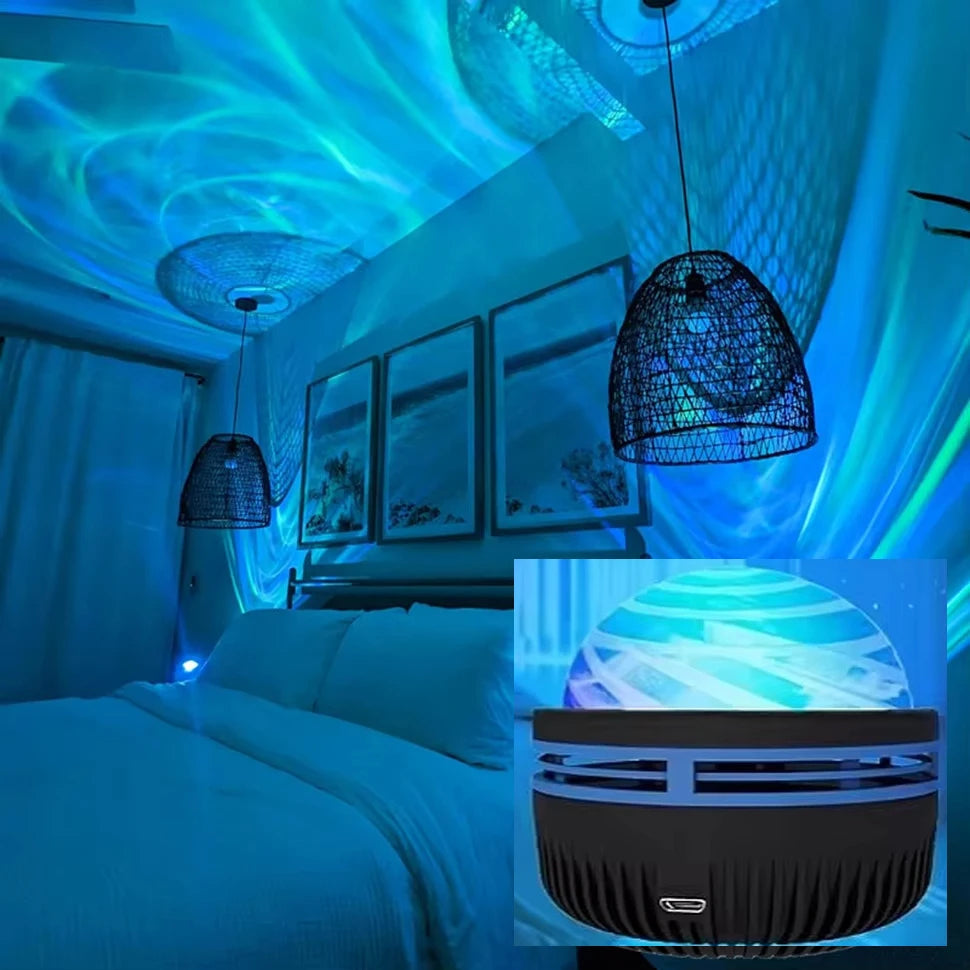 🌌 Multiefektový LED projektor – Rozsviťte svůj vesmír