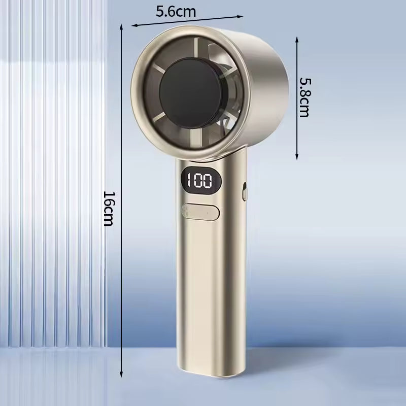 đ Mini-brade sans lame ventilateur sans lame - USB rechargeable, ultra-quiet, compact