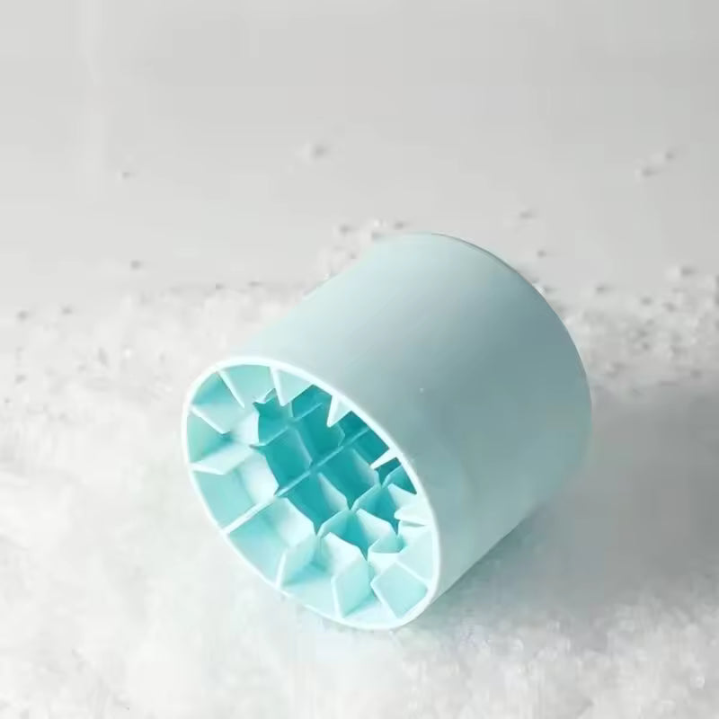 Silicone Ice Cube Mold Round Ice Bucket | Space-Saving Portable Ice Maker for Cocktails & Summer Drinks