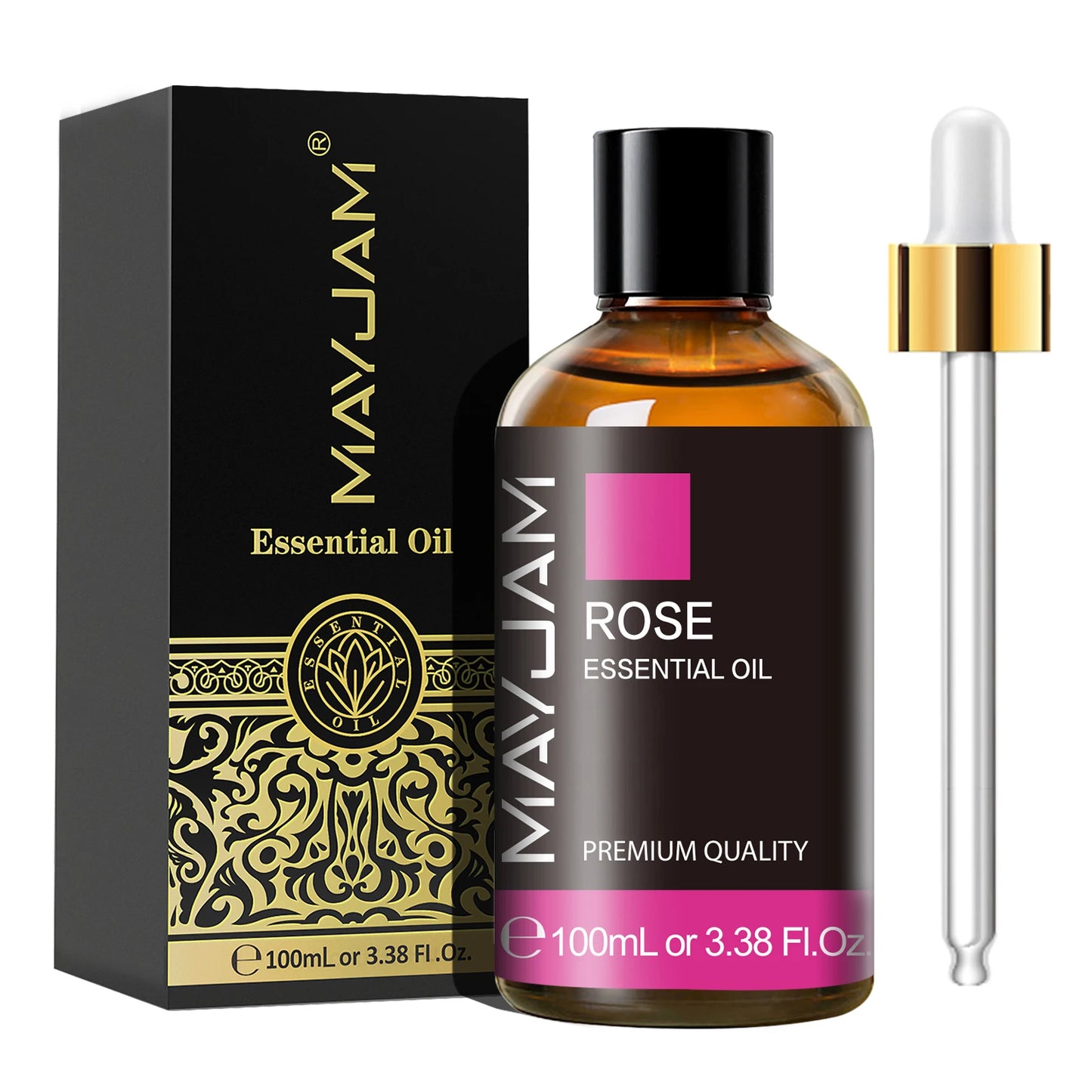 🌿 Mayjam ™ 100 ml ren æterisk olie - premium aromaterapi til diffusorer, luftfugtere og mere