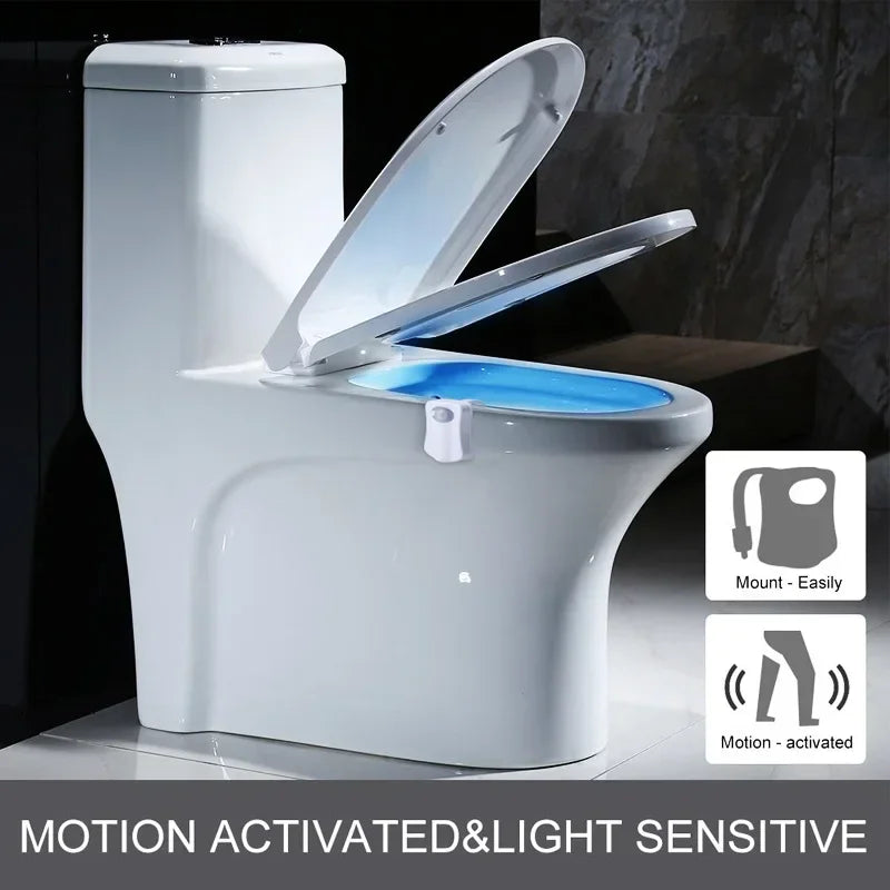 ZK30 Smart Motion Sensor Toalet Night Light - 8/16 Color LED podsvícení