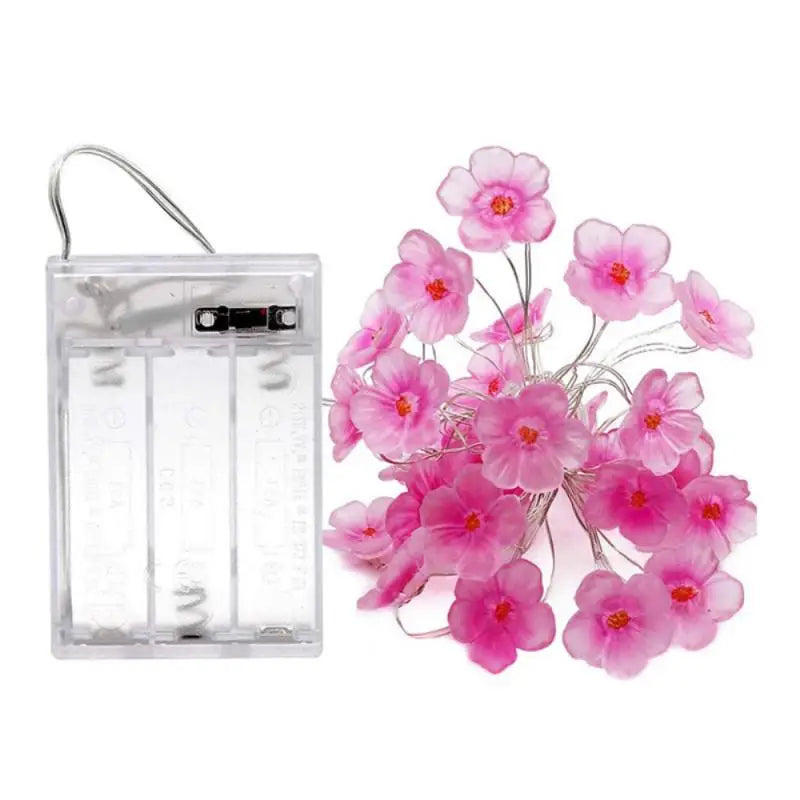 <tc>Lunvail</tc>™ 3M/2M ピンク チェリーブロッサム LED フェアリーライト – USB & 電池式ストリングライト (20/30 LED)