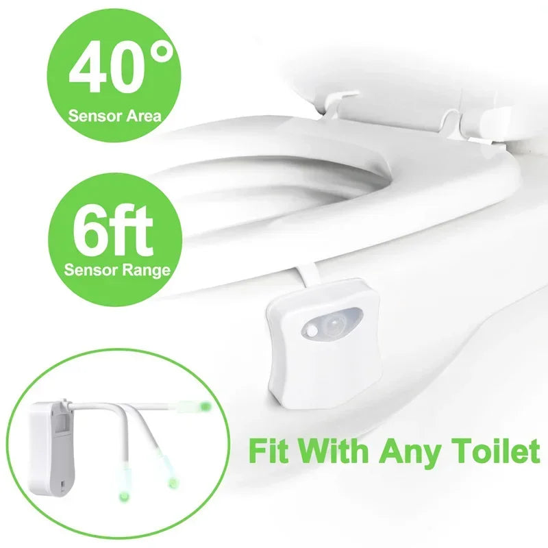 ZK30 Smart Motion Sensor Toalet Night Light - 8/16 Color LED podsvícení