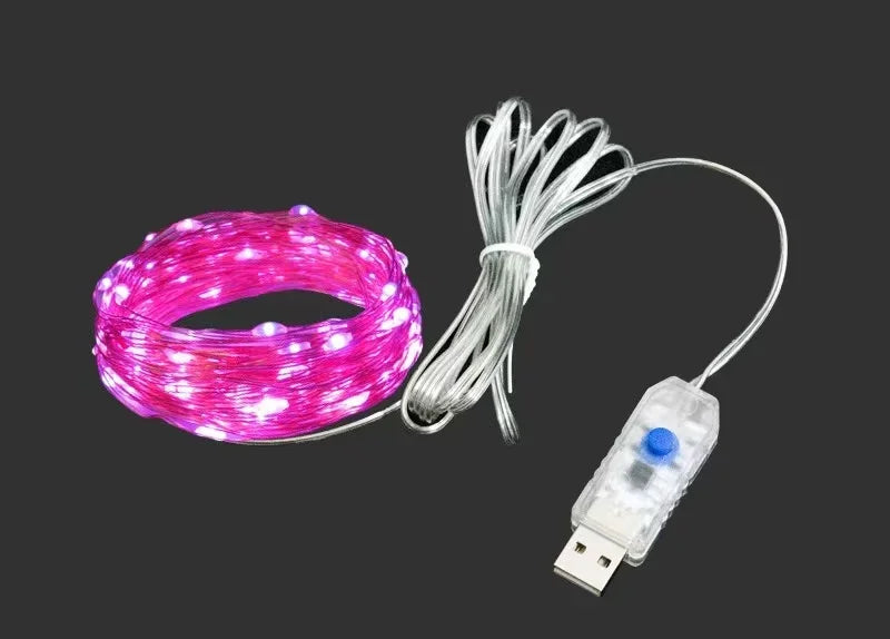 <tc>Lunvail</tc> ™ USB LED Fairy String Lights - 8 režimů | Indoor & Outdoor Decor | Více barev a délek