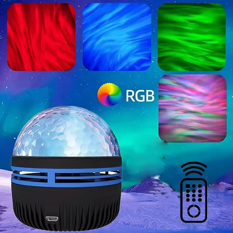 🌌 Multiefektový LED projektor – Rozsviťte svůj vesmír