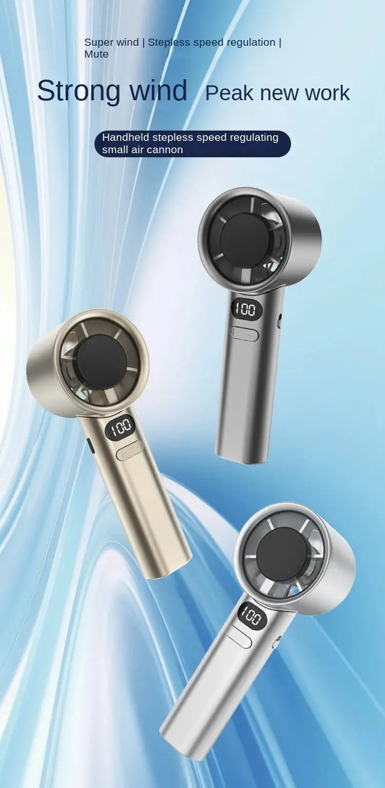 đ Mini-brade sans lame ventilateur sans lame - USB rechargeable, ultra-quiet, compact