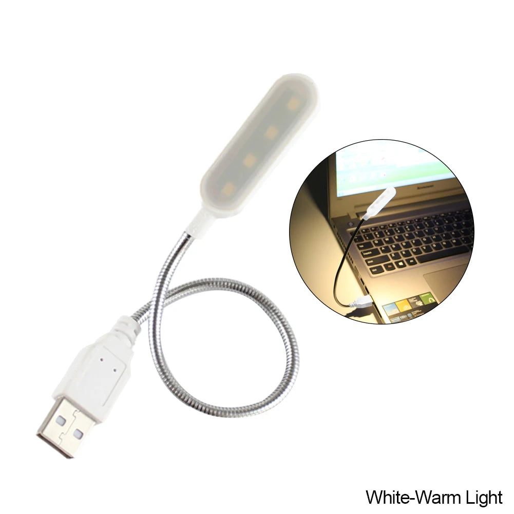 USB LED Night Light Mini Book Light
