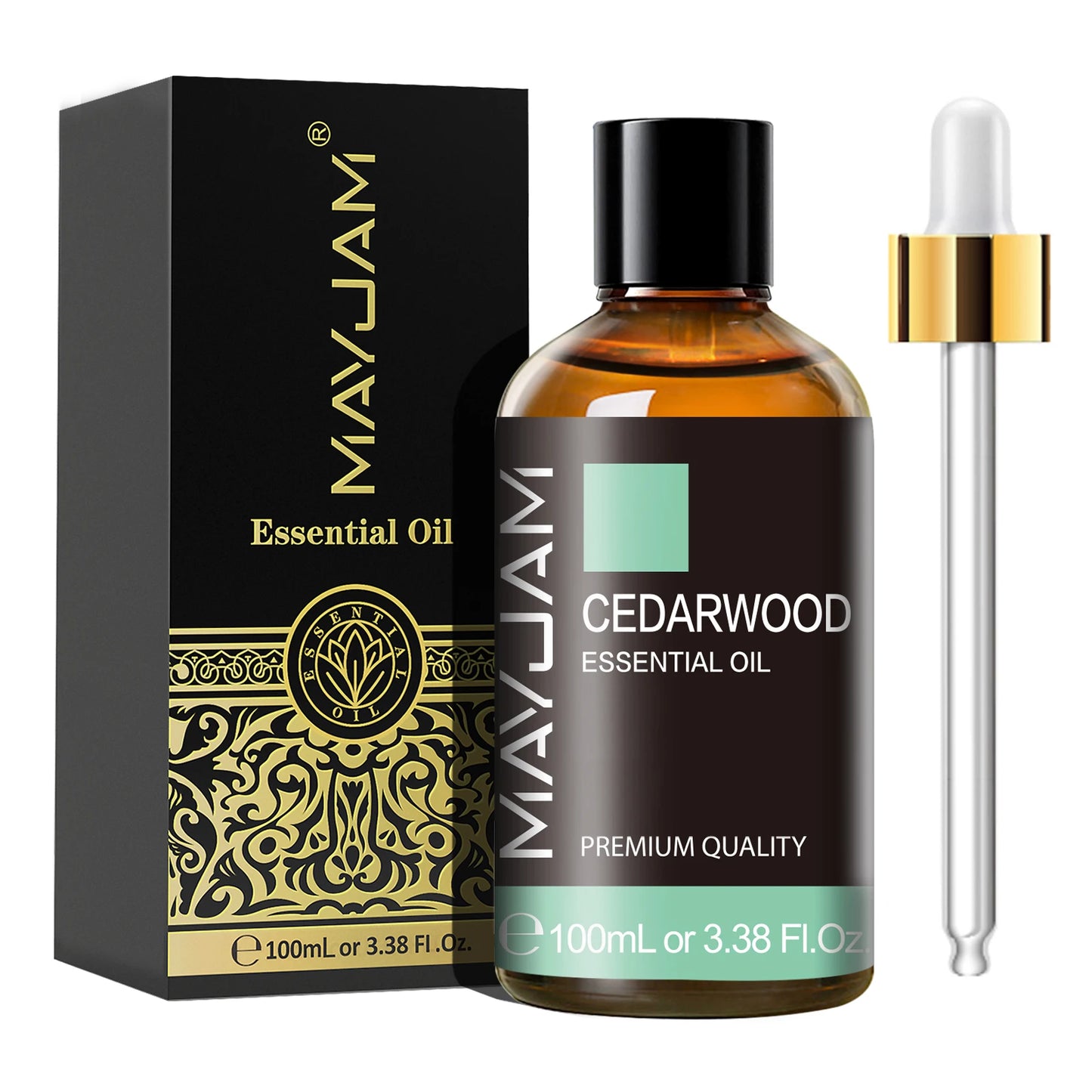 🌿 Mayjam ™ 100 ml ren æterisk olie - premium aromaterapi til diffusorer, luftfugtere og mere
