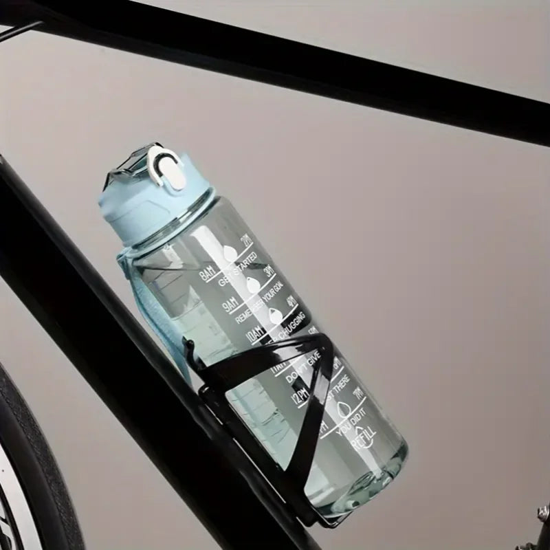 Lunvail ™ 800 ml sportsvandflaske-lækagebesæt BPA-fri flaske med tidsmarkeringer til fitness, rejse og daglig hydrering