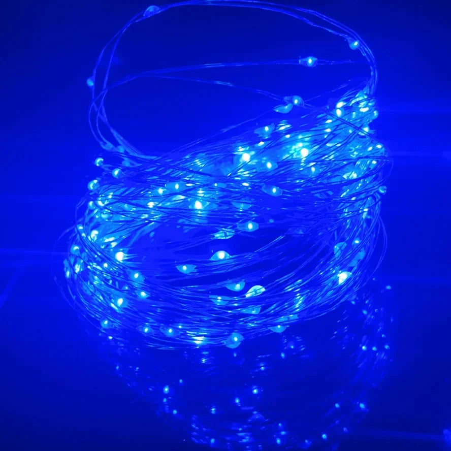 <tc>Lunvail</tc> ™ USB LED Fairy String Lights - 8 režimů | Indoor & Outdoor Decor | Více barev a délek