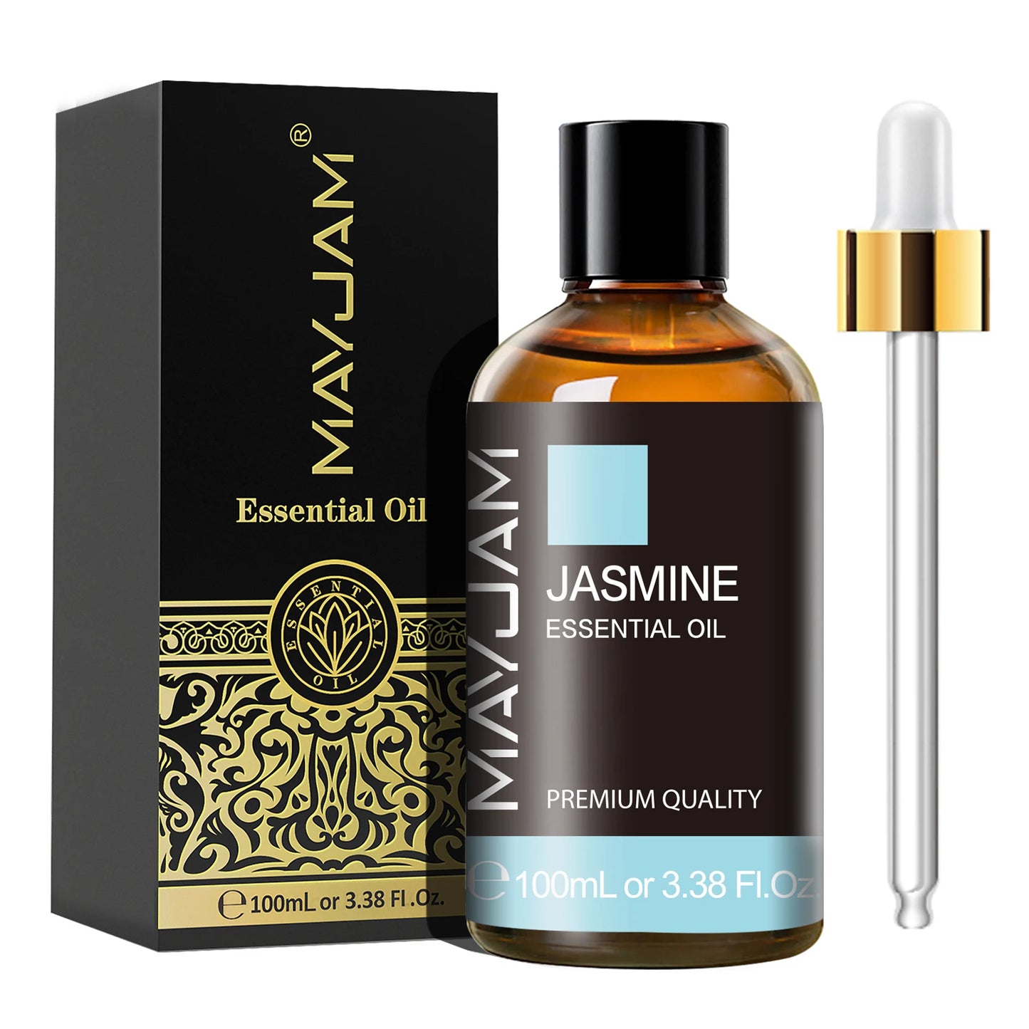 🌿 Mayjam ™ 100 ml ren æterisk olie - premium aromaterapi til diffusorer, luftfugtere og mere