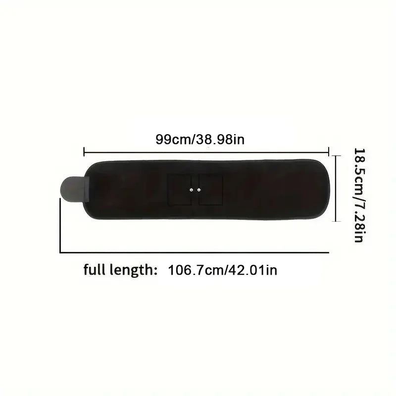 Smart abdominal muskelstimulator - EMS midjetrener og fettforbrennerbelte med USB -oppladbar kontrollenhet