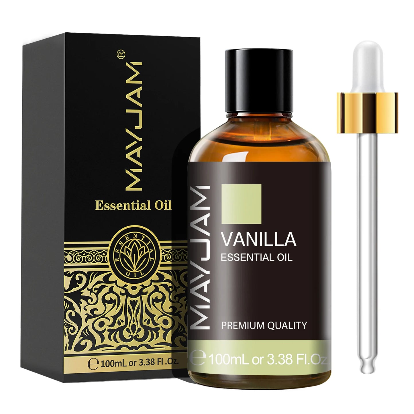 🌿 Mayjam ™ 100 ml ren æterisk olie - premium aromaterapi til diffusorer, luftfugtere og mere